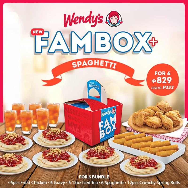 Wendy's - SM Annex menu