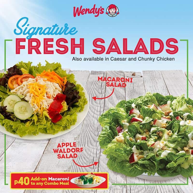 Wendy's - SM Annex menu