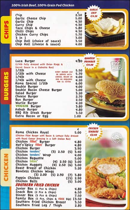Dublin Fast Food Restaurants Dublin Fast Food Restaurants