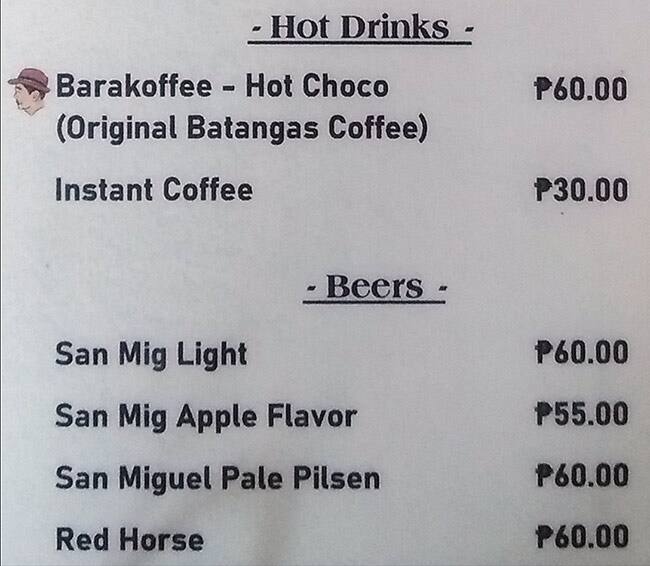 Menu at Alhambra Grill & Restaurant, Quezon City