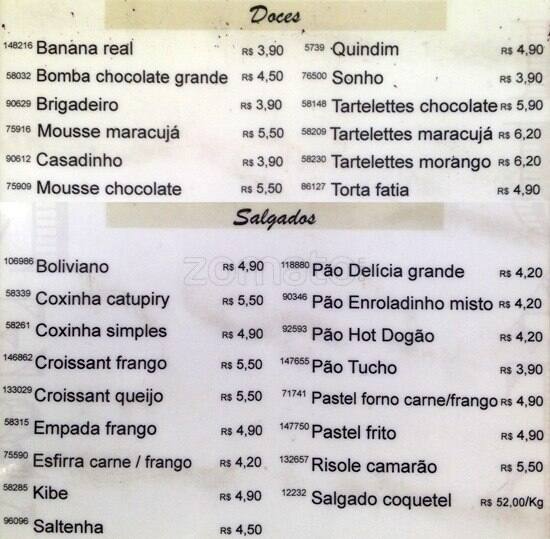 Di MERCATTO cardápio