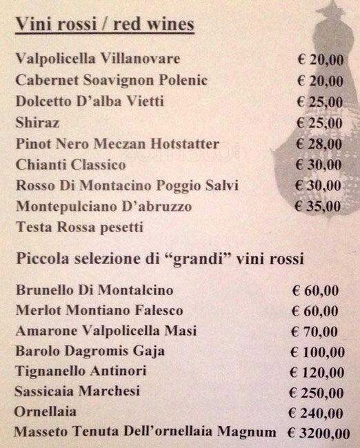 Menu de Caffetteria Piazza Di Sant'Eustachio