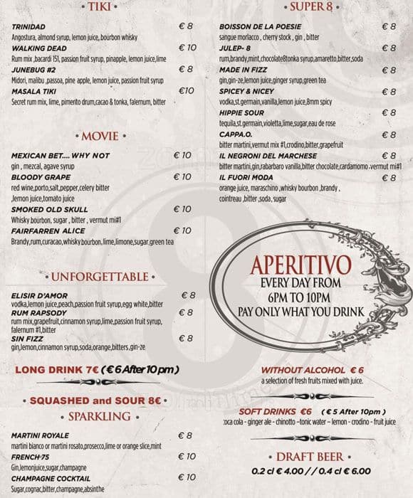 Menu di 8 Millimetri 