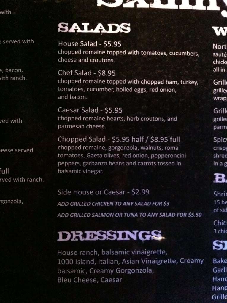 Menu at Skinny J's Jonesboro pub & bar, Jonesboro