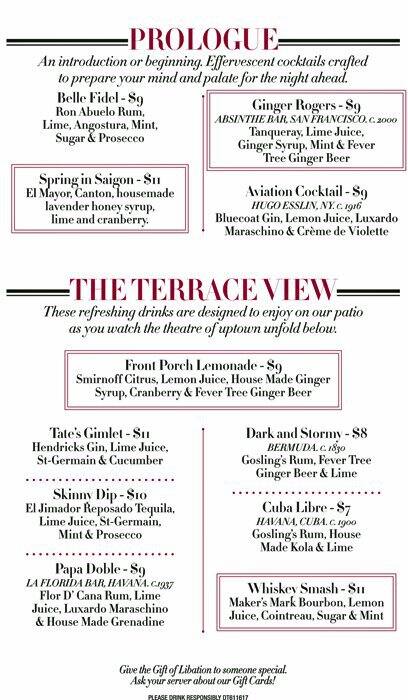 Menu At Tate S Pub Bar Dallas Tate S Menu