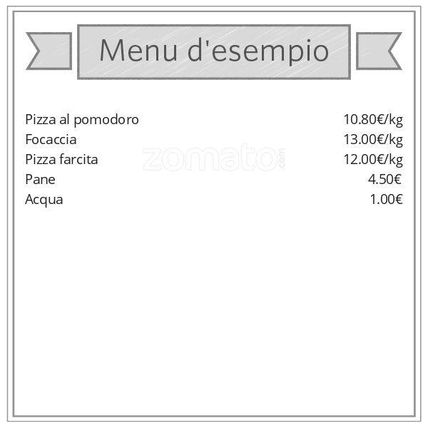 Menu di Panificio Pasticceria di Magarelli Cosimo 