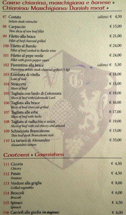 Menu di Brancaleone 