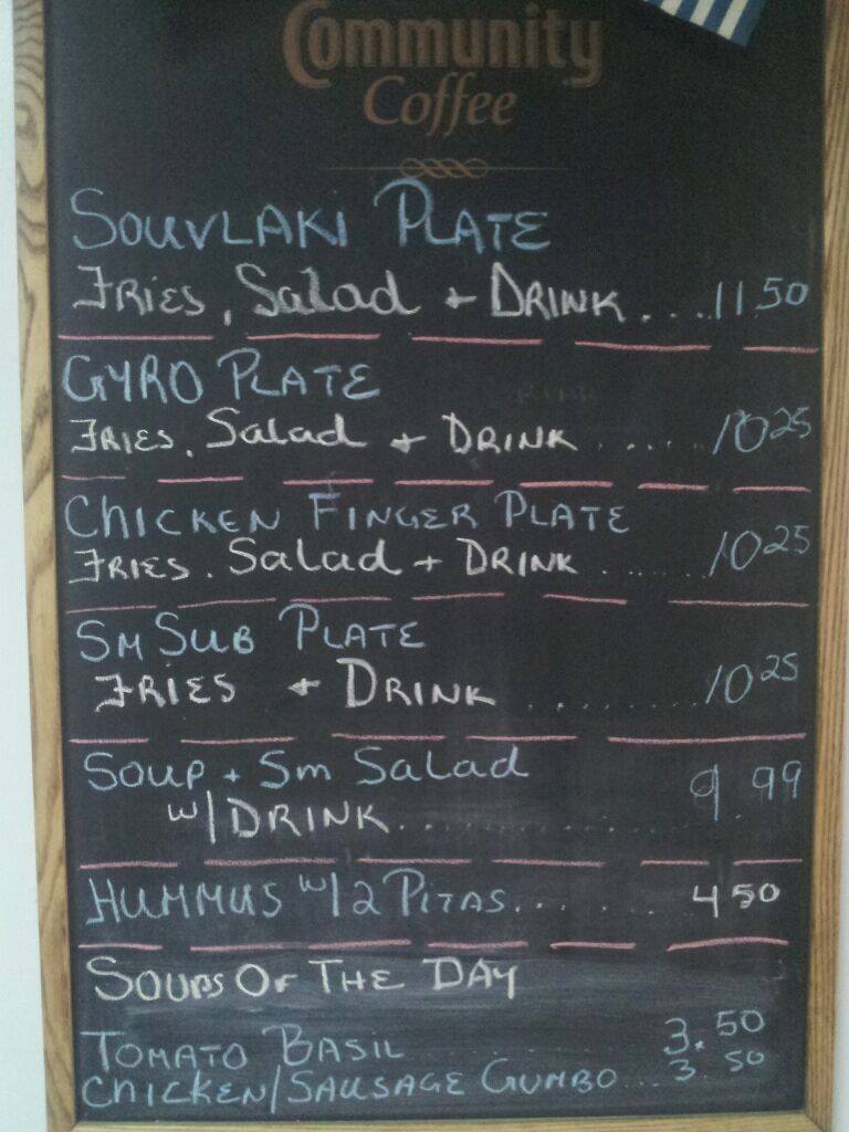 Menu at Fresh Greece Pizza & Grill pizzeria, Niceville