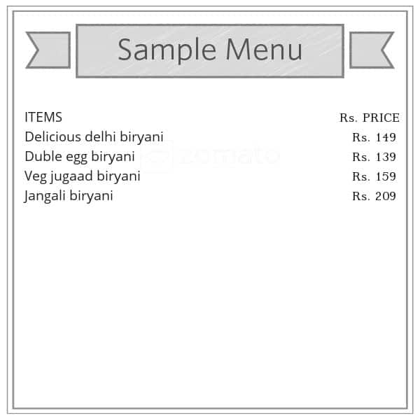 Delicious Delhi Menu, Menu for Delicious Delhi, Mulund West, Mumbai Zomato