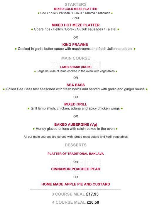 Menu at Ye Ye Noodle & Dumpling restaurant, London