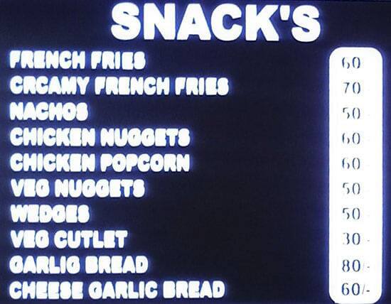 Menu of Ganesh Bakery, Alwal, Secunderabad