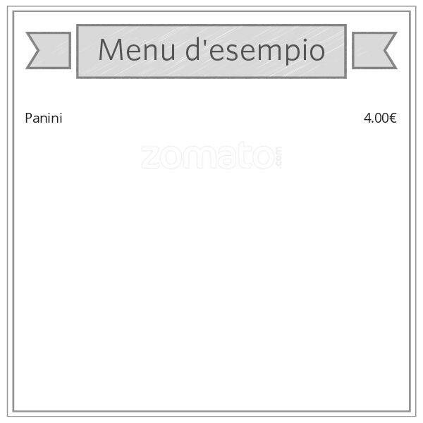 Menu di Bar Tabacchi Mecenate 30 