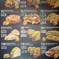 Taco Bell Menu Menu For Taco Bell Green Lake Seattle Taco Bell Menu Menu For Taco Bell Green Lake Seattle