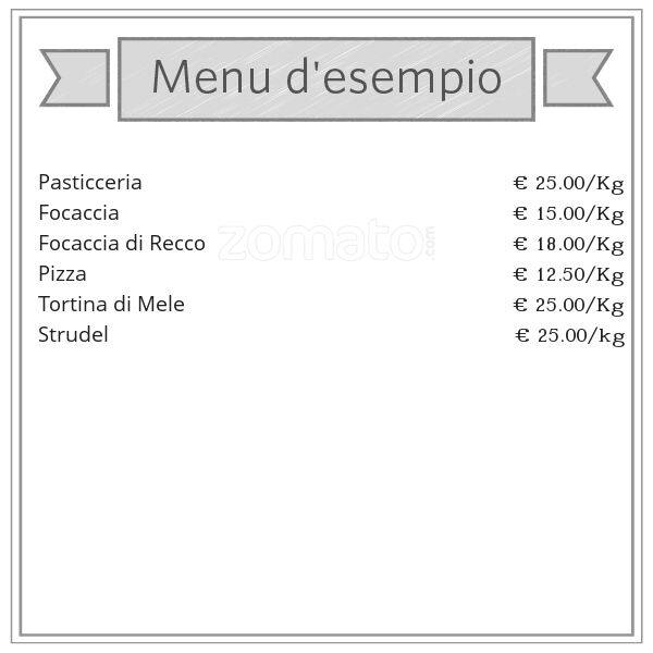 Menu di Buon Appetito 