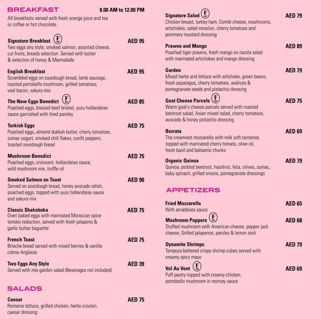 Fauchon Cafe Menu, Menu for Fauchon Cafe, Downtown Dubai, Dubai - Zomato