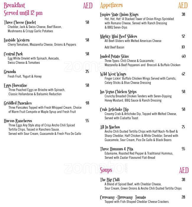 Serendipity 3 Menu, Menu for Serendipity 3, Festival City, Dubai - Zomato