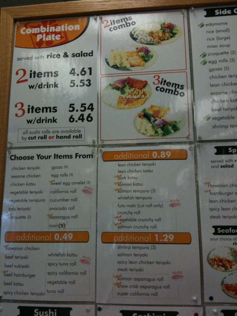 Rice Things Menu Menu For Rice Things Redondo Beach Redondo Beach