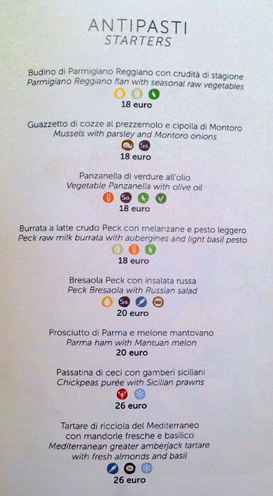 Menu di Peck 