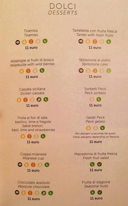 Menu di Peck 