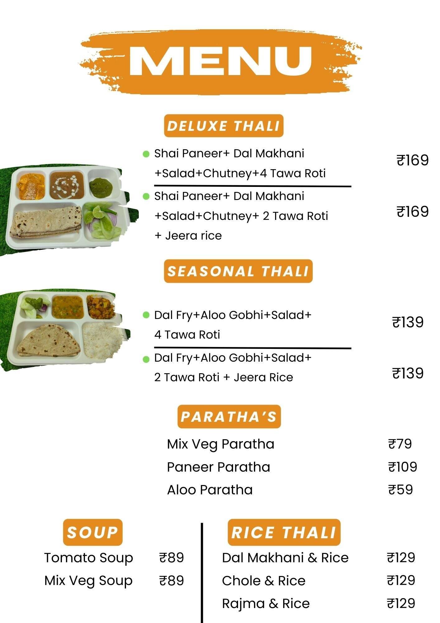 Menu of Saffron Bites, Lajpat Nagar 4, New Delhi