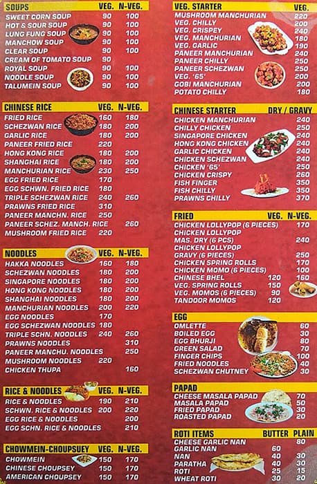 New Tandoor Point menu