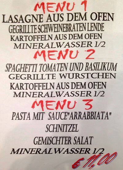 Menu di Green Bar 