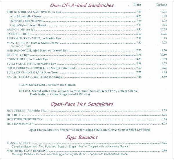 Quincy's Restaurant Menu, Menu for Quincy's Restaurant, Naperville