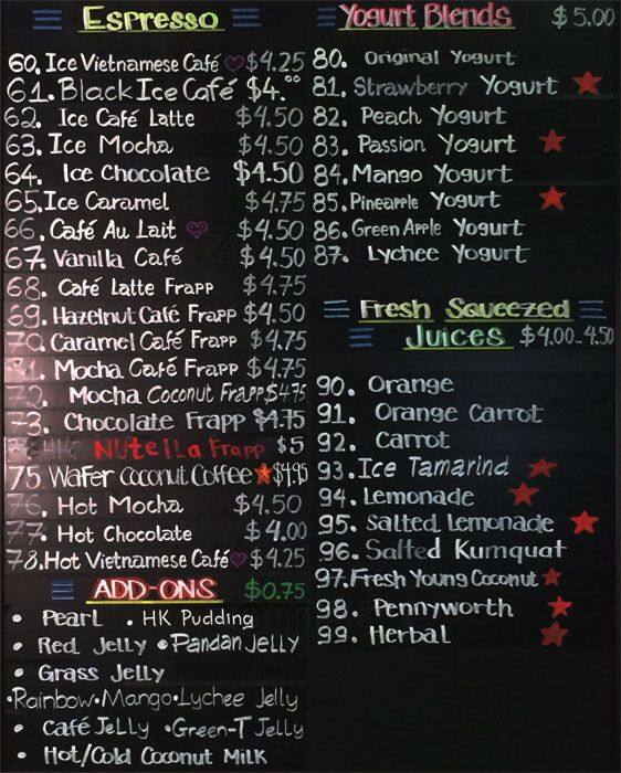 Hien Khanh Dakao HKD Menu, Menu for Hien Khanh Dakao HKD, South San