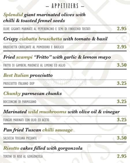 Radisson Blu Hotel Menu 5758