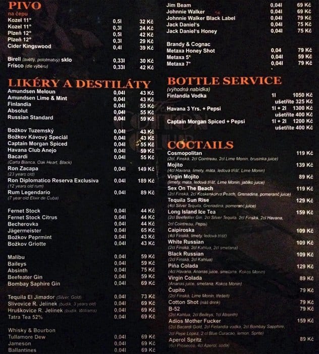 Carta de Cotton Club