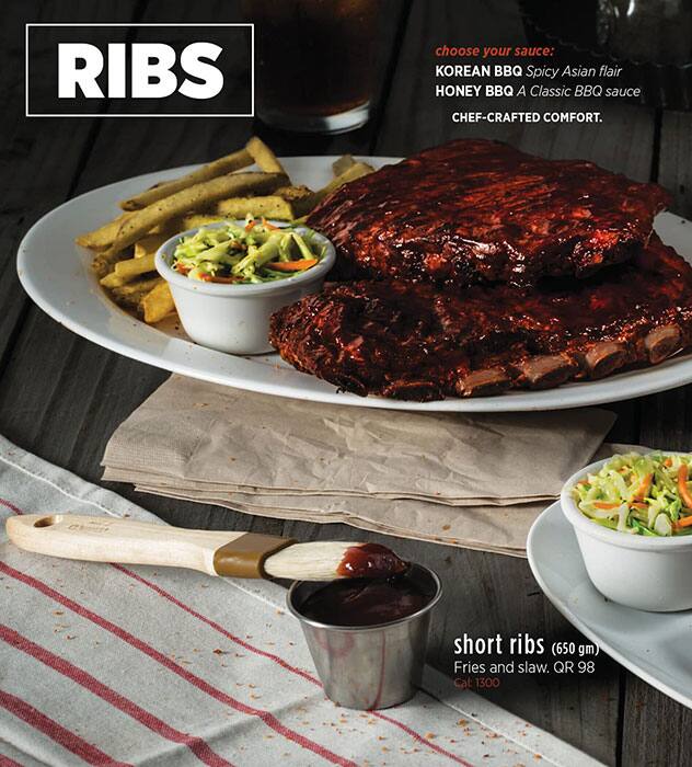 Applebee's menu