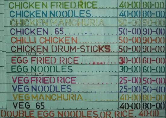 Promod Chinese Fast Food menu