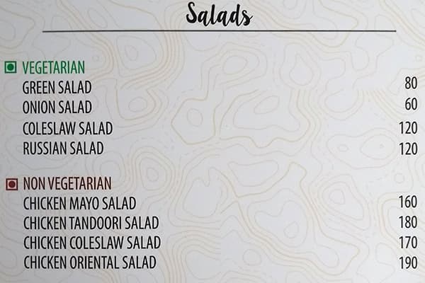 ALOHA- The Terrace Garden ( SILVOTEL) menu