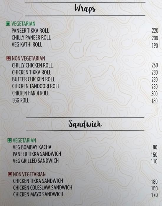 ALOHA- The Terrace Garden ( SILVOTEL) menu