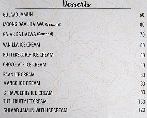 ALOHA- The Terrace Garden ( SILVOTEL) menu