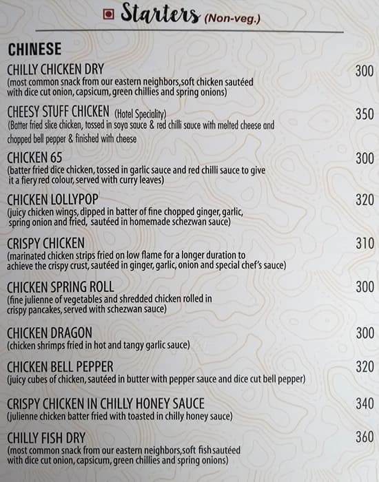 ALOHA- The Terrace Garden ( SILVOTEL) menu