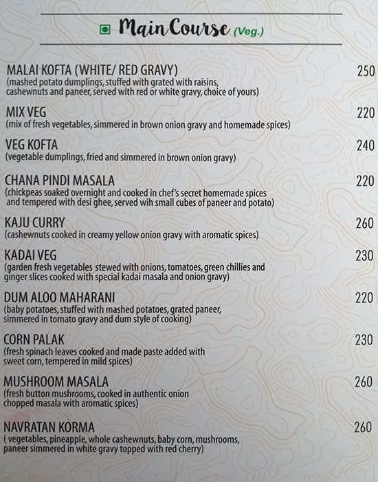 ALOHA- The Terrace Garden ( SILVOTEL) menu