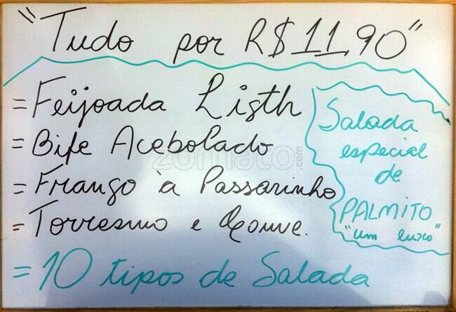 JC Restaurante cardápio