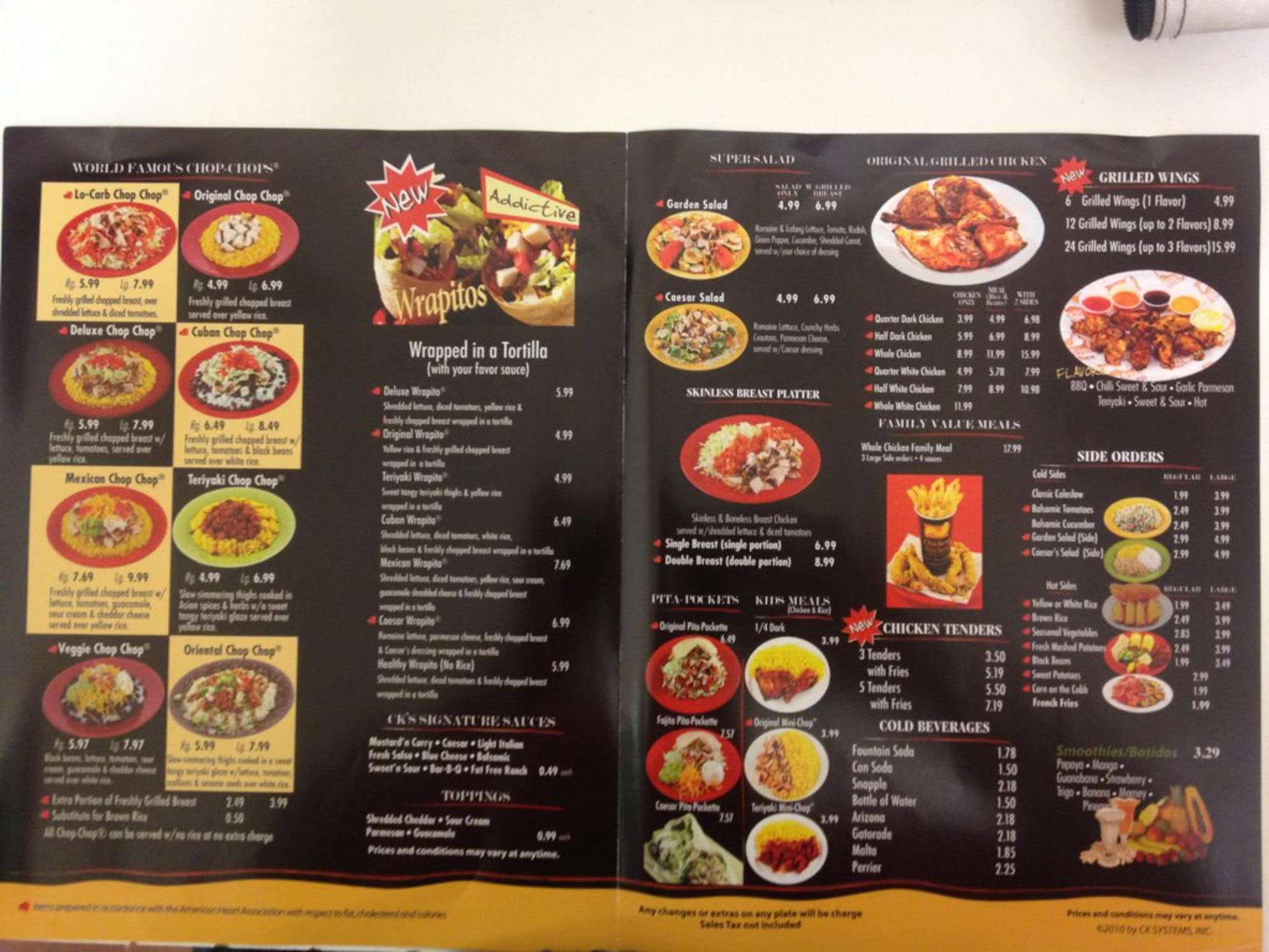 Chicken Kitchen Menu Menu For Chicken Kitchen Hialeah Miami