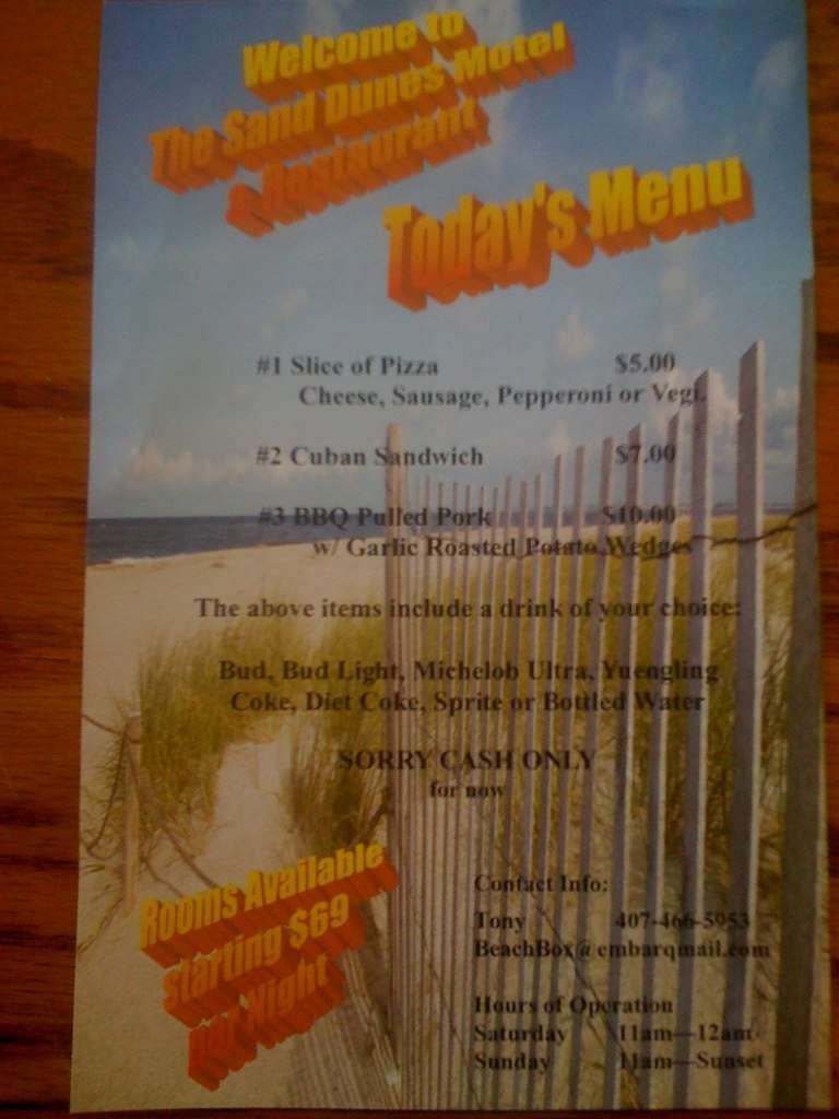 Menu at Lorenzo's Pizza pizzeria, Clearwater