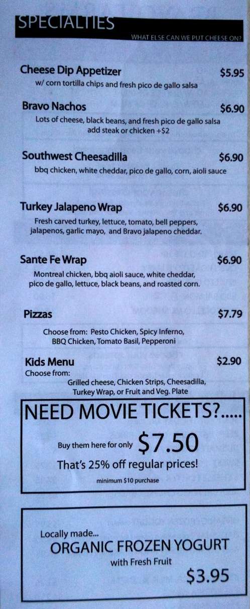 Menu at Bravo Farms Restaurant, Tulare