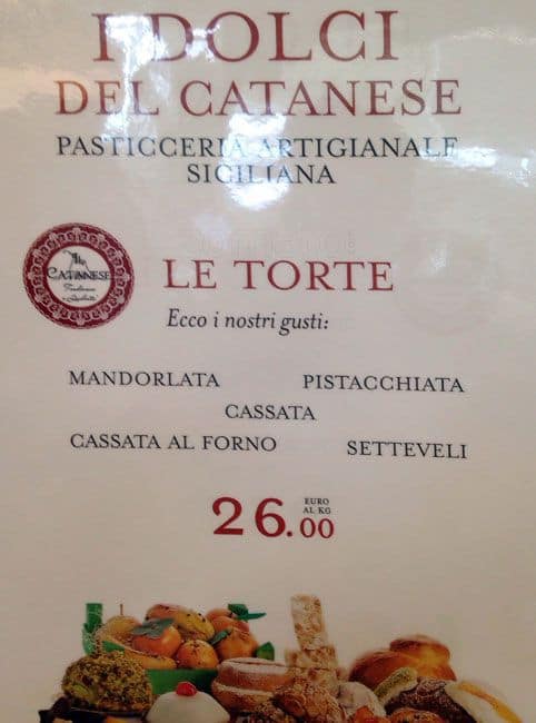 Il Catanese меню