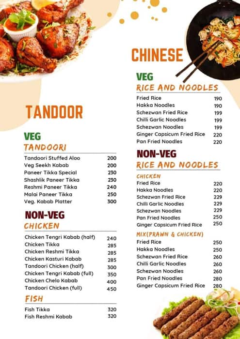 All-Fresco Hotel Restaurant & Bar menu