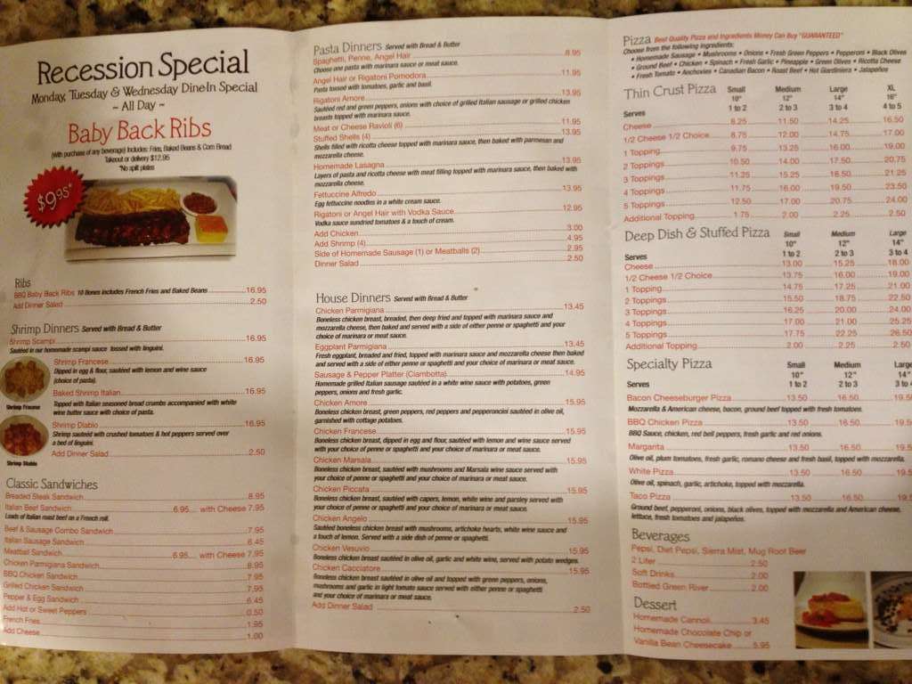 Amore Taste of Chicago Menu, Menu for Amore Taste of Chicago, Spring