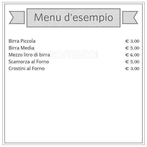 Menu di Stappo 