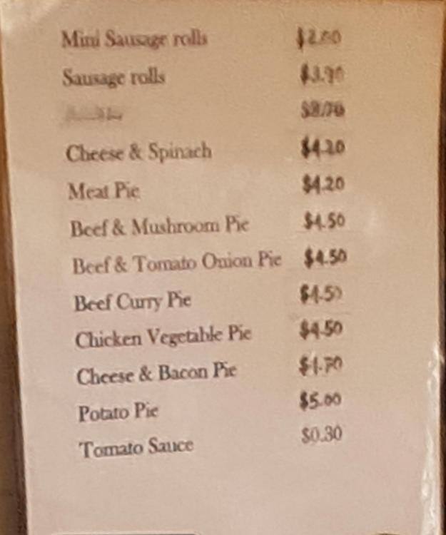 Homestyle Bakery Menu, Menu for Homestyle Bakery, Mosman, Sydney Urbanspoon/Zomato