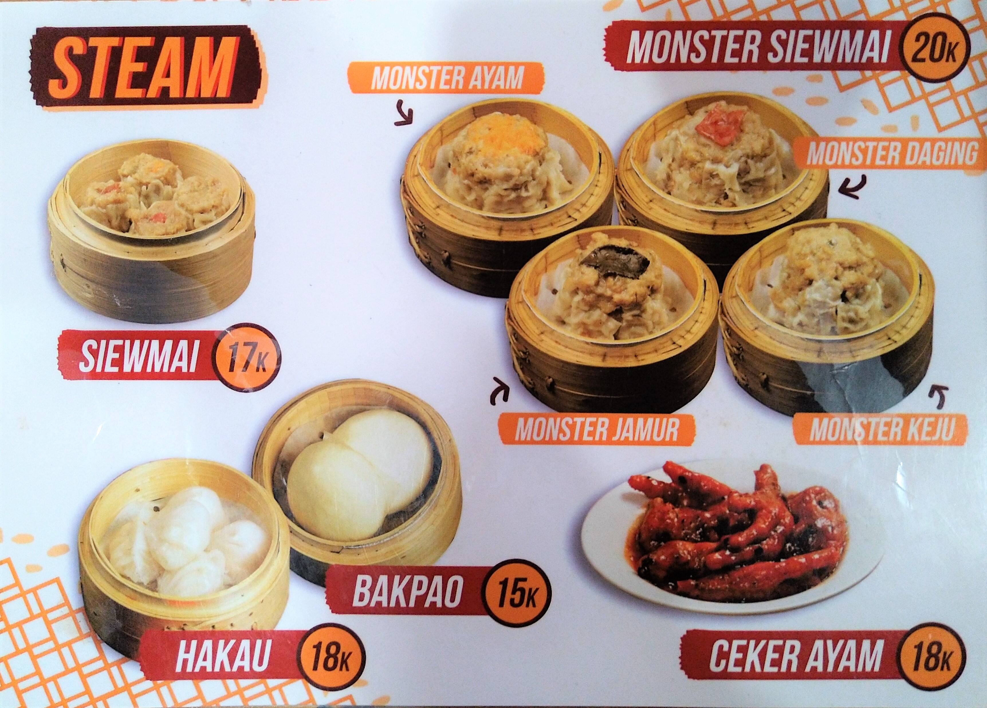 Dimsuming Menu Menu For Dimsuming Cempaka Putih Jakarta