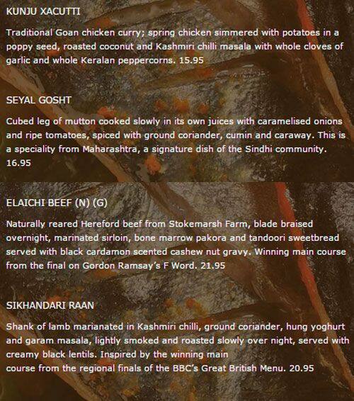 Menu at Lasan Indian Restaurant & Cocktail Bar, Birmingham, 3 4