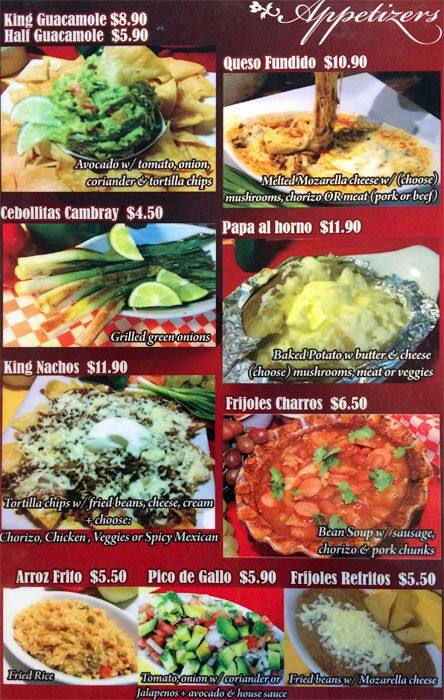 King's Tacos Menu, Menu for King's Tacos, Earlscourt, Toronto ...