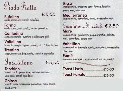Menu di IQOS PARTNER - Max cafè Washington 88, Milano 